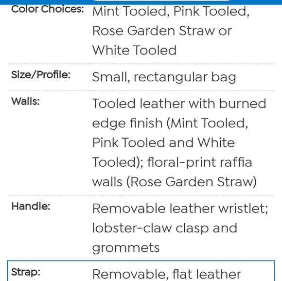 Patricia Nash Rose garden leather crossbody - Picture 12 of 14